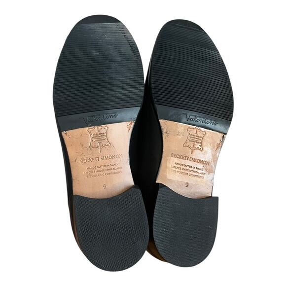 Beckett Simonon Lambert Leather Black Loafers Men Size 9